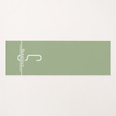 ミニマモダンリスト・モノグラム ヨガマット (正面(横))