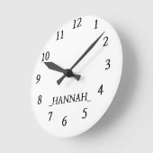 ミニマモダンリスト ラウンド壁時計 (傾斜)