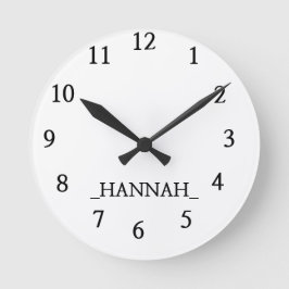 ミニマモダンリスト ラウンド壁時計