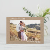 ミニマモダンリスト·ラ感謝していブズ·クラフト サンキューカード (スタンド正面)