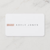 ミニマモダンリスト 名刺 (正面)