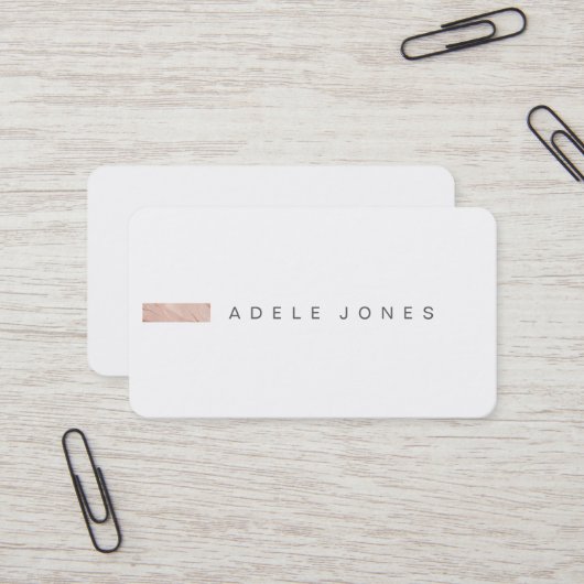 ミニマモダンリスト 名刺 (正面/裏面インサイチュ)