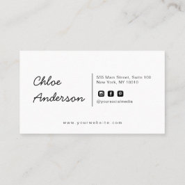 ミニマモダンリスト 名刺