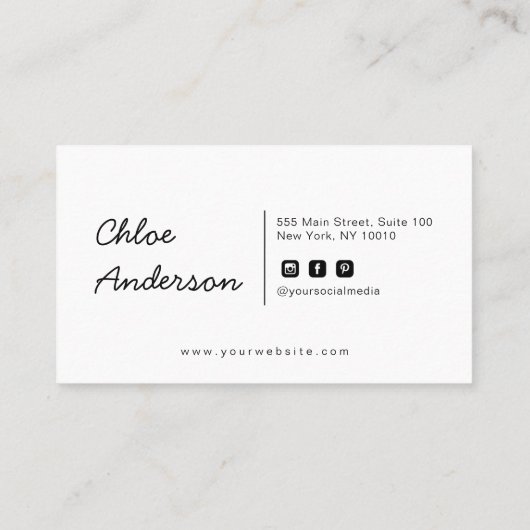 ミニマモダンリスト 名刺 (裏面)