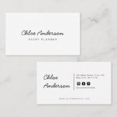 ミニマモダンリスト 名刺 (正面/裏面)