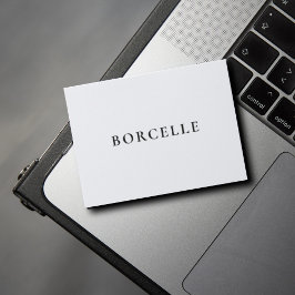 ミニマモダンリスト 名刺