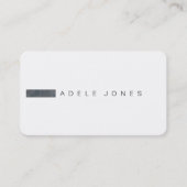 ミニマモダンリスト 名刺 (正面)