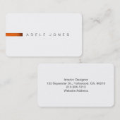 ミニマモダンリスト 名刺 (正面/裏面)