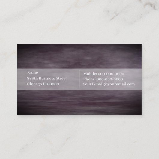 ミニマモダンリスト 名刺 (裏面)