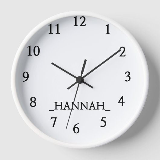 ミニマモダンリスト 壁時計 (正面)