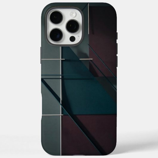 ミニマモダンリスト – 抽象芸術ジオメトリックiPhoneケース Case-Mate iPhoneケース (裏面)