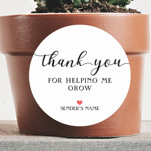 ミニマモダンリスト、私が成長し救済てくれてありがとう ラウンドシール