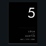 ミニマモダンリスト |黒いテーブル番号 テーブルナンバー<br><div class="desc">このミニマルモダンリスト 黒いテーブル番号は、あなたの古典的なbohoの結婚ために最適。そのシンプル抽象デザインはスクリプユニークトと白い色のパレミニマルットを伴うこの製品は単にシックなボヘミズムを維持しながら与え、黒と白の豪華さを持つ。今ま保でも、好きなアートワークやグラフィックでパーソナライズすることもできます。このコレクション内の他の製品を見ても、あなたの全体を一緒結婚に持ち込む！</div>