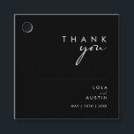 ミニマモダンリスト | Black Thank Youメッセージカード フェイバータグ<br><div class="desc">ミニマモダンリスト |ブラック感謝していお客様のメッセージカードは、あなたの上品なbohoのニーズに最適結婚である。そのシンプル抽象デザインはスクリプユニークトと白い色のパレミニマルットを伴うこの製品は単にシックなボヘミズムを維持しながら与え、黒と白の豪華さを持つ。今ま保でも、好きなアートワークやグラフィックでパーソナライズすることもできます。このコレクション内の他の製品を見ても、あなたの全体を一緒結婚に持ち込む！</div>