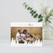 ミニマモダンリスト、Let Us Rejoice、家族写真 ポストカード (スタンド正面)