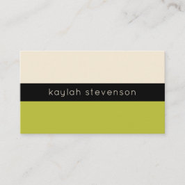 ミニマモダンリスト | Pistacio Green 名刺