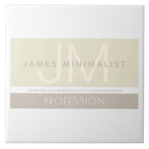 ミニマモダンリスト   Taupe Earth-tones タイル