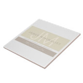 ミニマモダンリスト | Taupe Earth-tones タイル (側面)