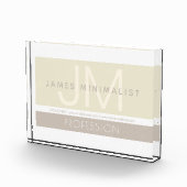 ミニマモダンリスト | Taupe Earth-tones フォトブロック (右)