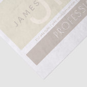 ミニマモダンリスト | Taupe Earth-tones 薄葉紙 (詳細)