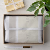 ミニマモダンリスト | Taupe Earth-tones 薄葉紙 (ギフト)