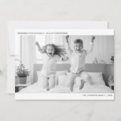 ミニマモダンリストB&W写真 シーズンカード (正面)