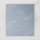 ミニマモダンリストBoho Dusty Blue結婚ズ プレイスカード (外部開封)