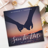 ミニマモダンリストBoho Navy Blueの結婚写真 セーブザデート