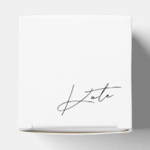 ミニマモダンリストBridesmaid提案箱