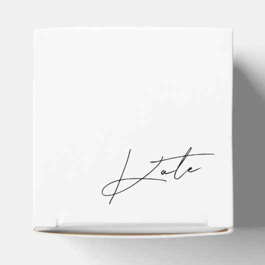 ミニマモダンリストBridesmaid提案箱 フェイバーボックス (上部)