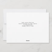 ミニマモダンリストHappy Faters Day 1 Photo シーズンカード (裏面)