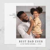 ミニマモダンリストHappy Faters Day 1 Photo シーズンカード (正面/裏面)