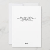 ミニマモダンリストHappy Faters Day 1 Photo シーズンカード (裏面)