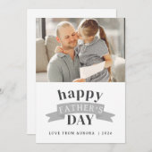 ミニマモダンリストHappy Faters Day 1 Photo シーズンカード (正面/裏面)