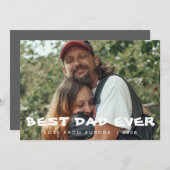 ミニマモダンリストHappy Faters Day 1 Photo シーズンカード (正面/裏面)