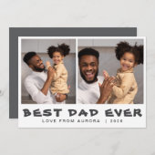 ミニマモダンリストHappy Faters Day 2 Photo シーズンカード (正面/裏面)