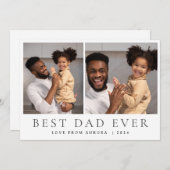 ミニマモダンリストHappy Faters Day 2 Photo シーズンカード (正面/裏面)