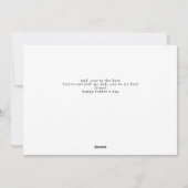 ミニマモダンリストHappy Faters Day 2 Photo シーズンカード (裏面)