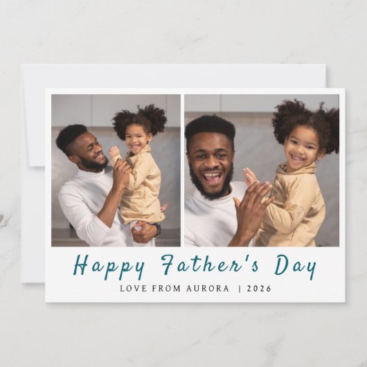 ミニマモダンリストHappy Faters Day 2 Photo シーズンカード (正面)