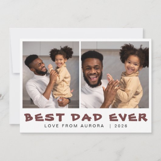 ミニマモダンリストHappy Faters Day 2 Photo シーズンカード (正面)