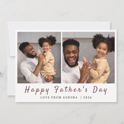 ミニマモダンリストHappy Faters Day 2 Photo シーズンカード (正面)