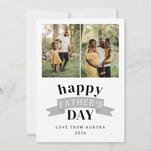ミニマモダンリストHappy Faters Day 3 Photo シーズンカード (正面)