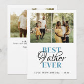 ミニマモダンリストHappy Faters Day 3 Photo シーズンカード (正面/裏面)