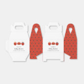 ミニマモダンリストLadybug家族の赤ちゃんシャワー フェイバーボックス (折り畳みなし)