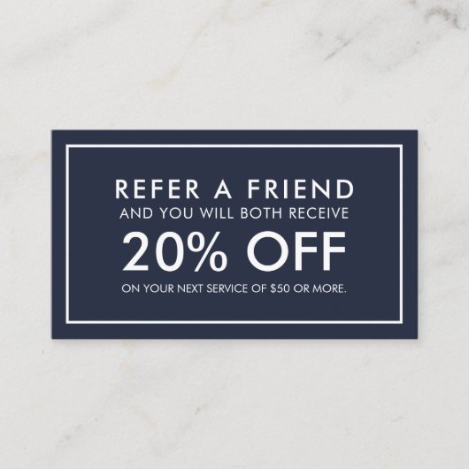 ミニマモダンリストNavy Blue紹介 紹介カード (正面)