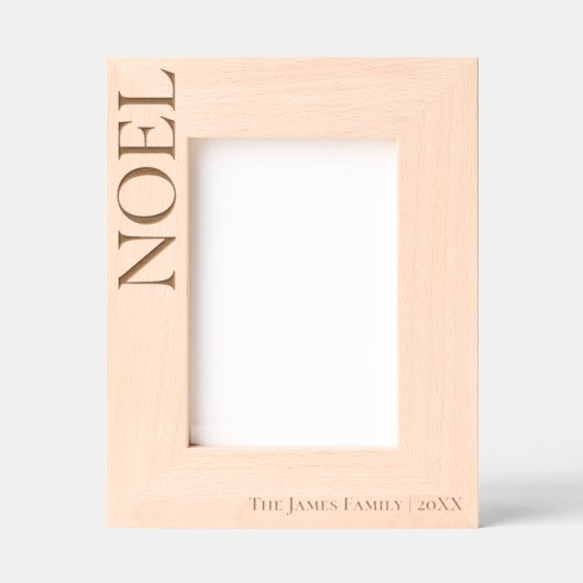 ミニマモダンリストNOELクリスマスレーザー レーザー彫刻フレーム (正面)