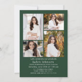 ミニマモダンリストOne 5 PHOTO卒業パーティー 招待状 (裏面)