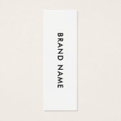 ミニマモダンリストQRコード衣料品ラベルつるラベル (正面)