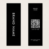 ミニマモダンリストQRコード衣料品ラベルつるラベル (正面&裏面)