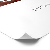 ミニマモダンリストQuinceaeneraアーチ写真 ポスター (角)